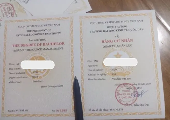 Giải pháp phục chế văn bằng Đại học